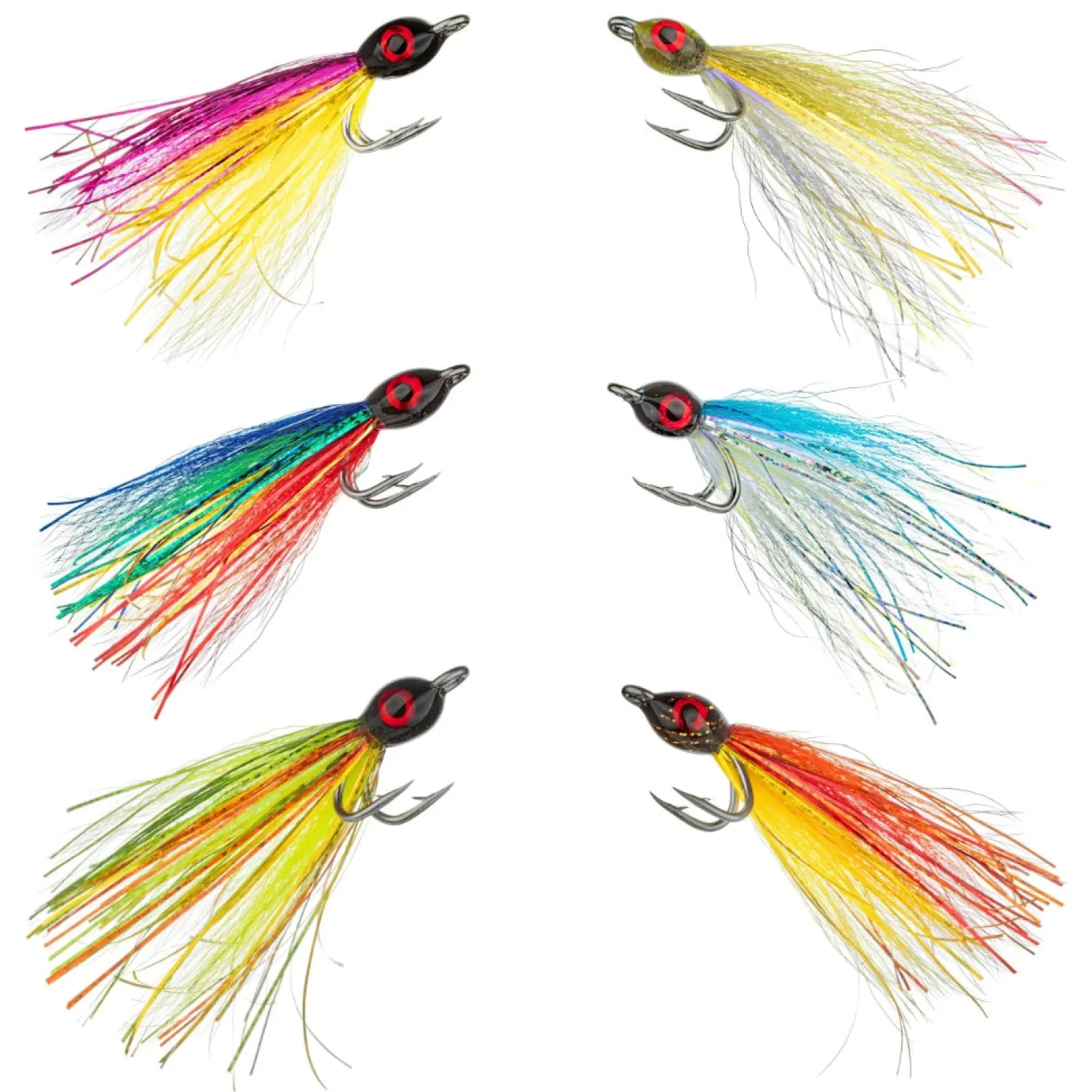 CS Hawaiian Lures Saltwater Flies- - Double Hook Saltwater Flies