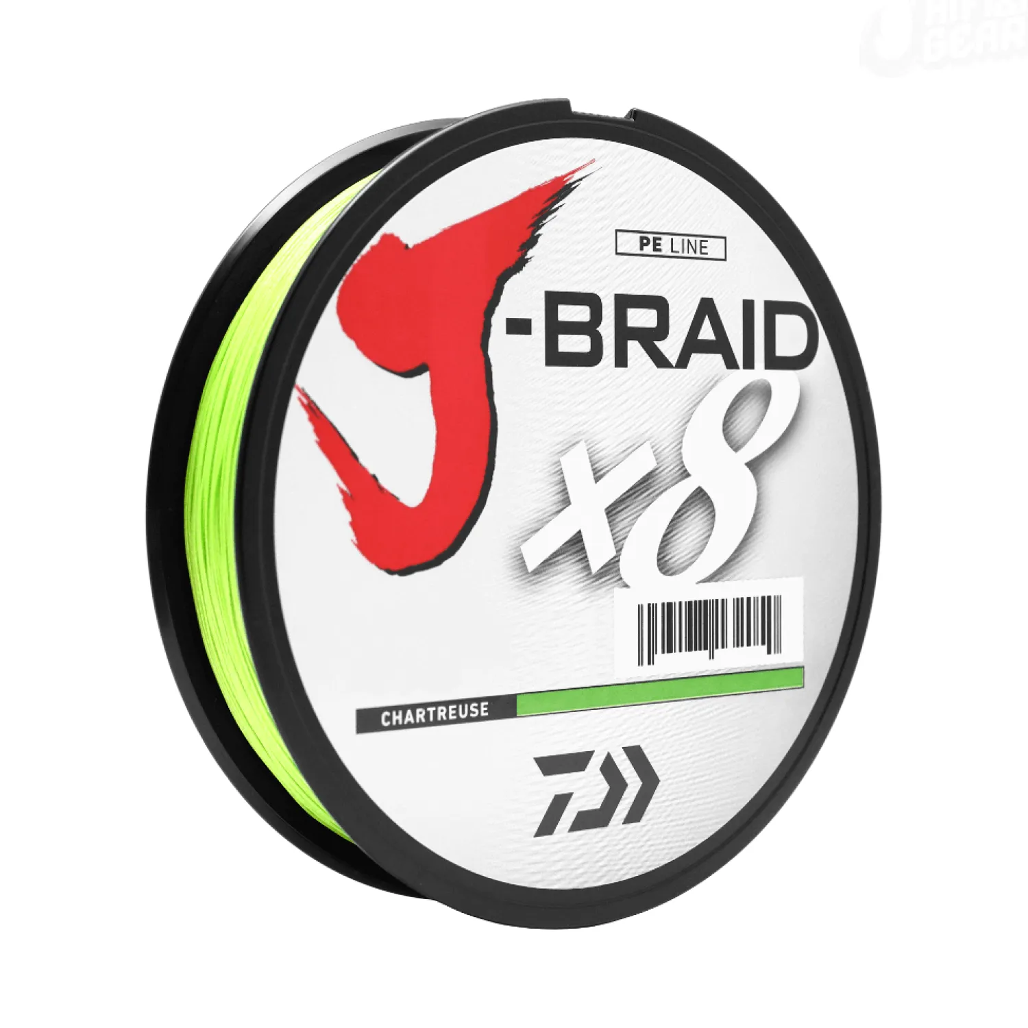 Daiwa Braided Line- J-Braid Braided Line Chartreuse