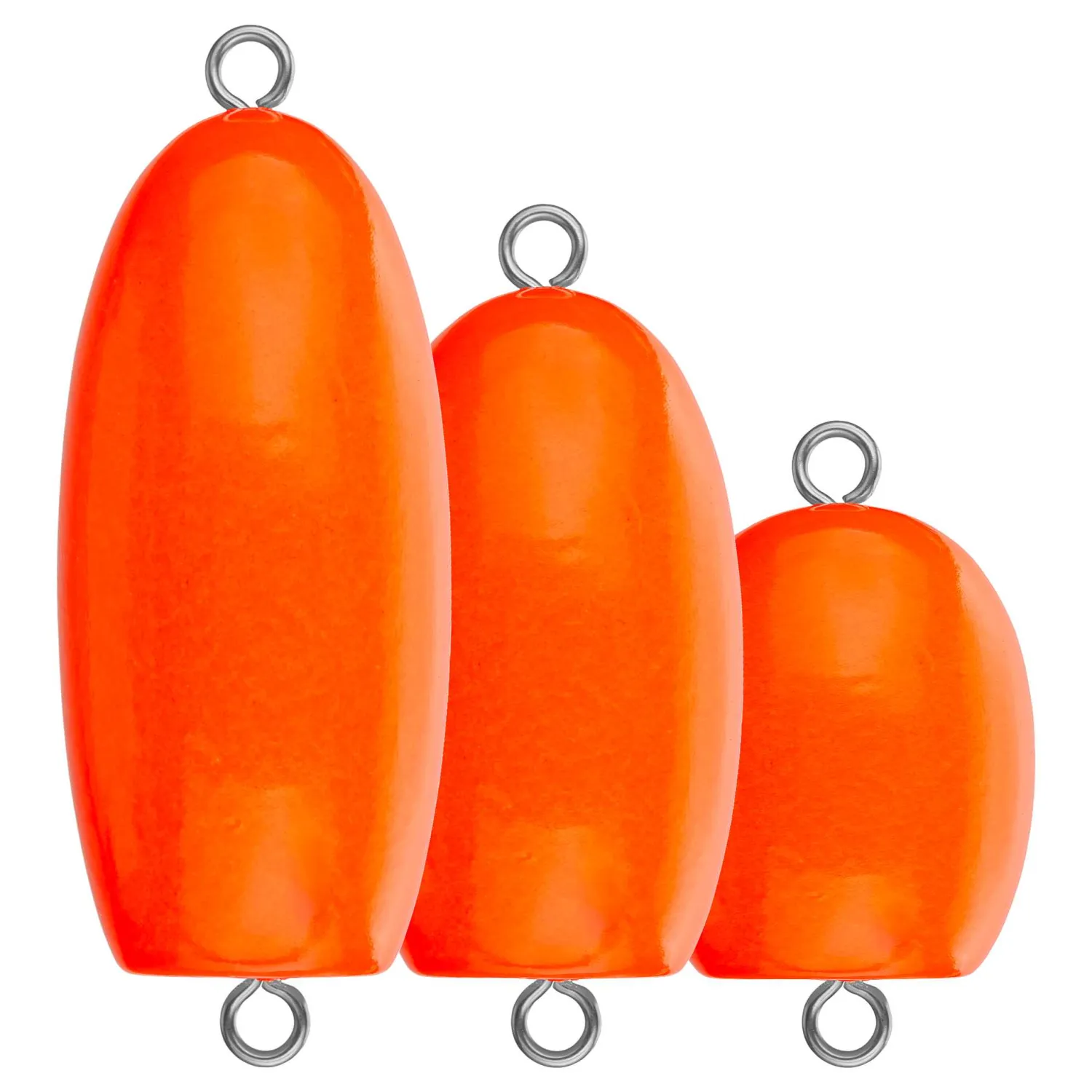 Hawaiian Angler By Izuo Floats-Hawaiian Angler Egg Bobber Hi-Vis Orange