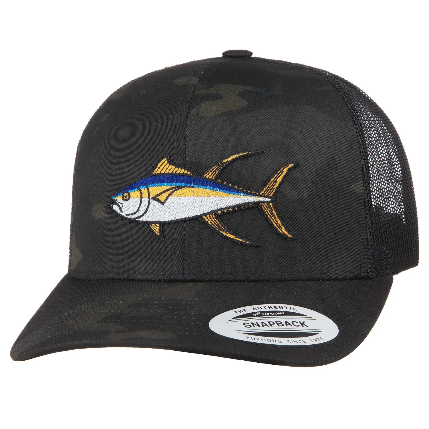 Hifishgear Hats-HFG - Ahi MultiCam® Black Classic Snapback Trucker Hat