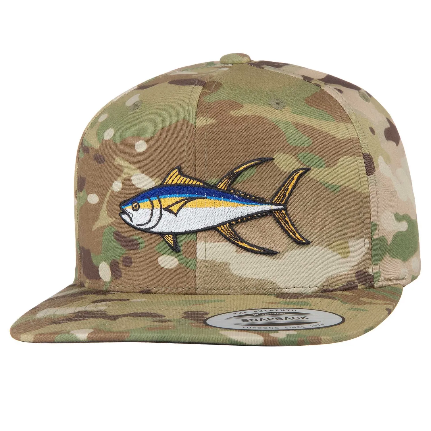 Hifishgear Hats-HFG - Ahi Patch Light Multicam® Flatbill Snapback Hat