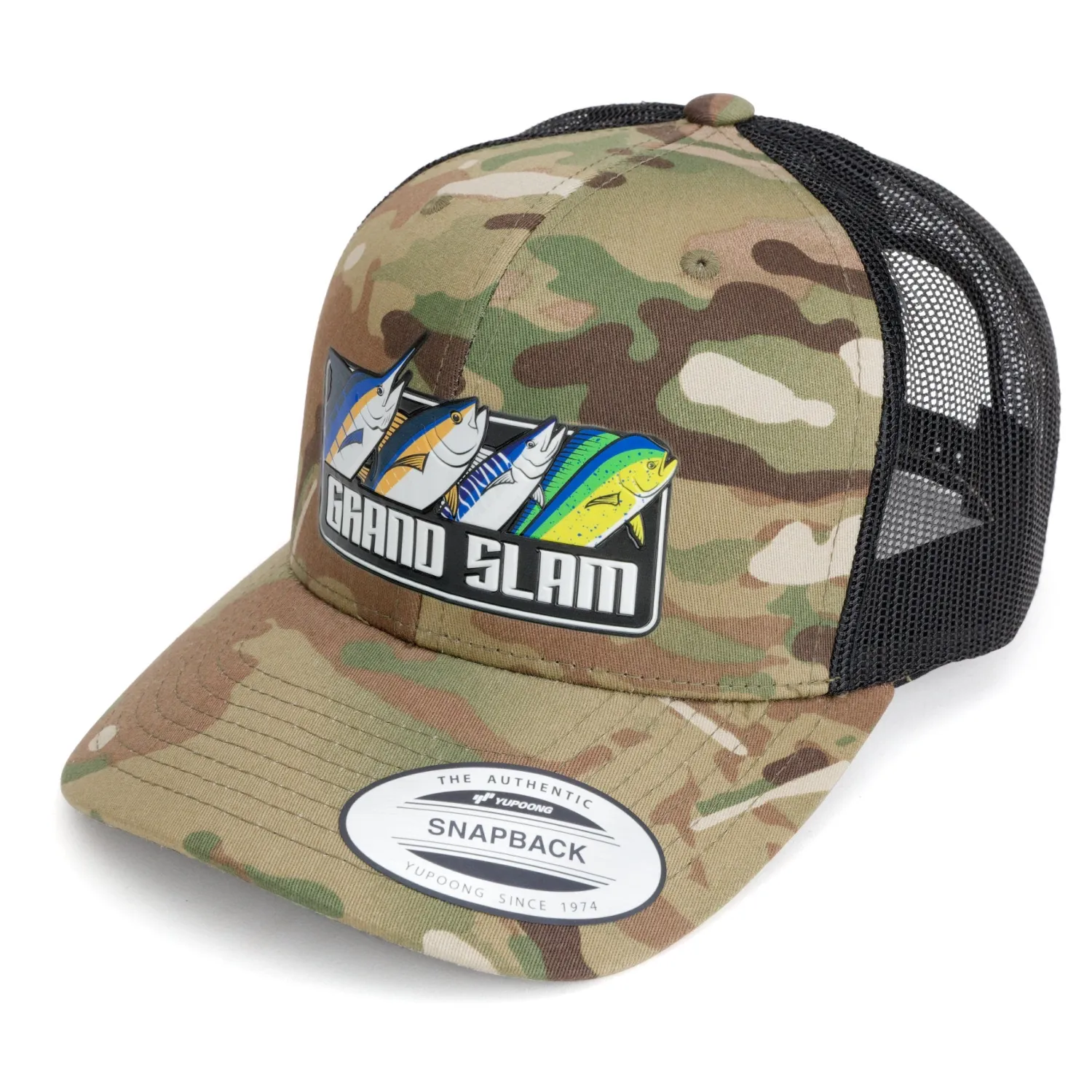 Hifishgear Hats-HFG - Grand Slam Multicam® Light Snapback Classic Trucker Hat