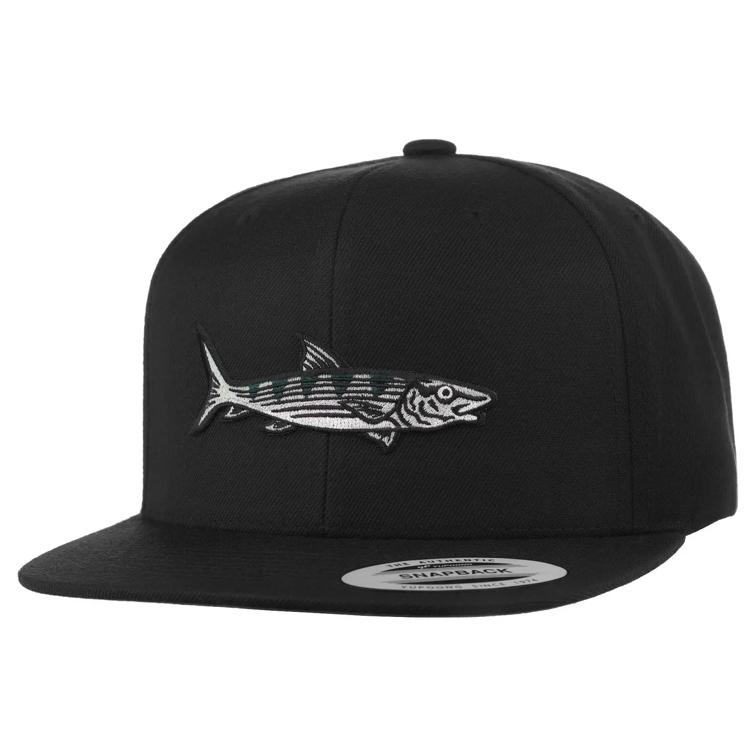 HiFishGear Hats-HFG - Oio (Bonefish) Black Snapback Flatbill Hat