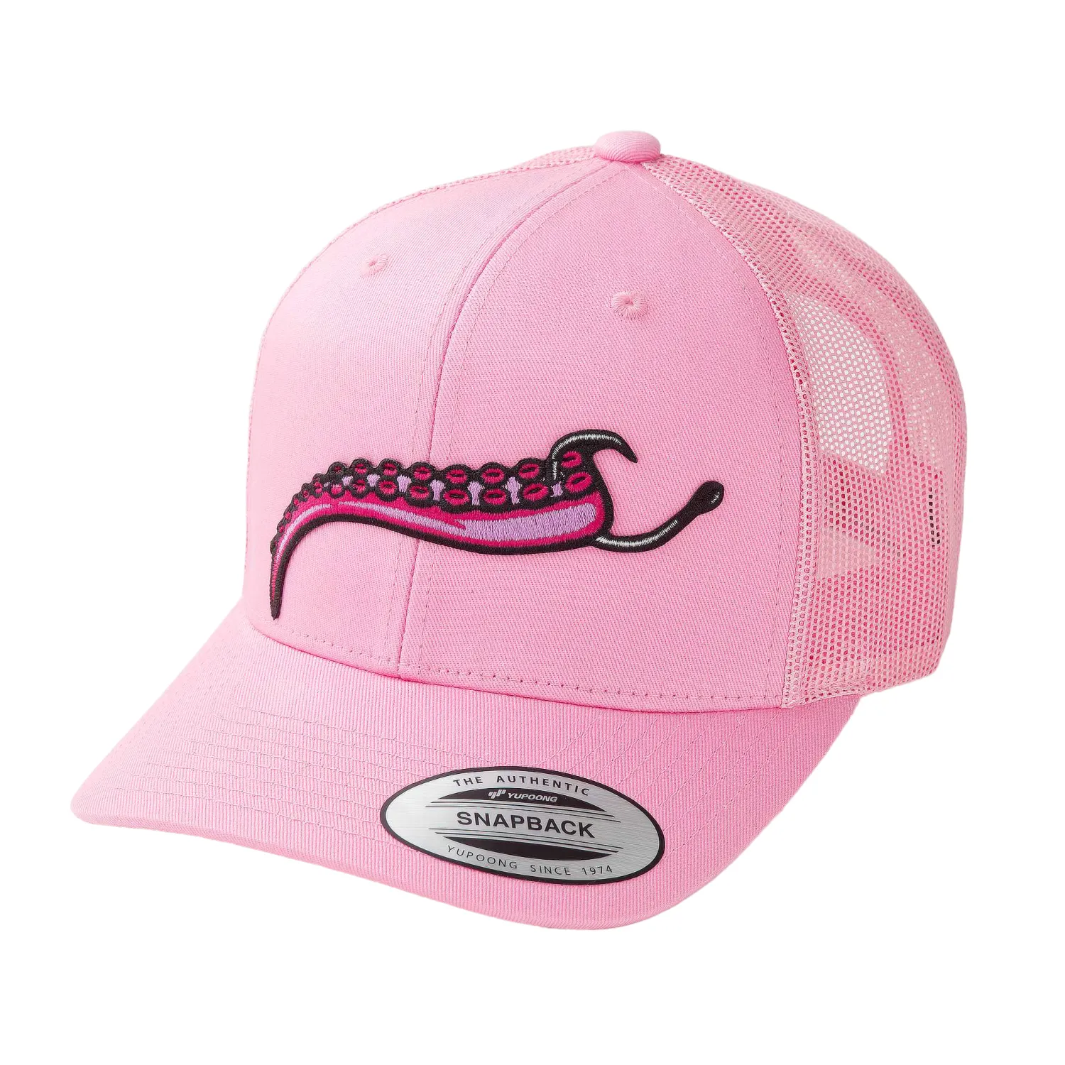 Hifishgear Hats-HFG - Pink Tako Classic Snapback Trucker Hat