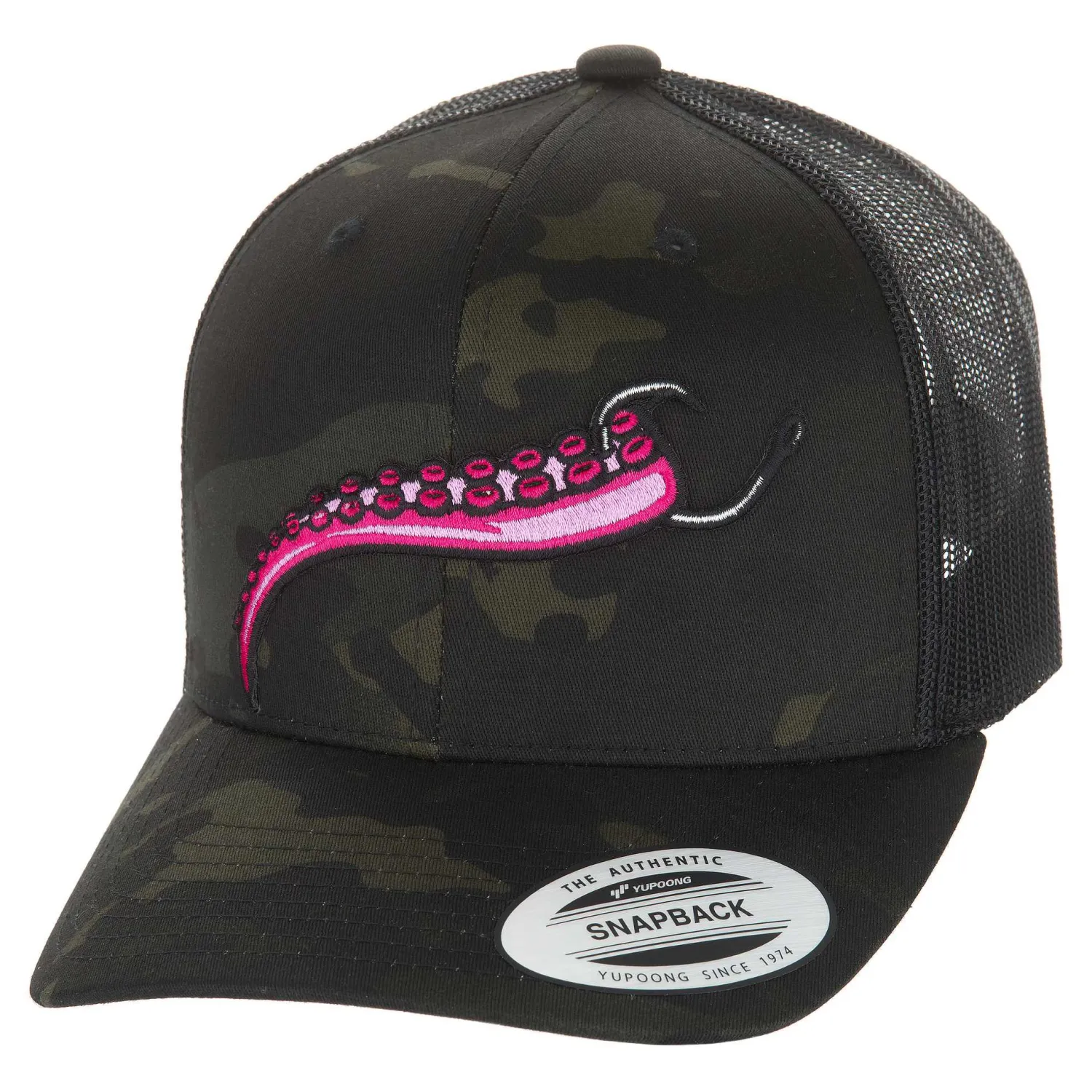 Hifishgear Hats-HFG - Pink Tako MultiCam® Black Classic Snapback Trucker Hat