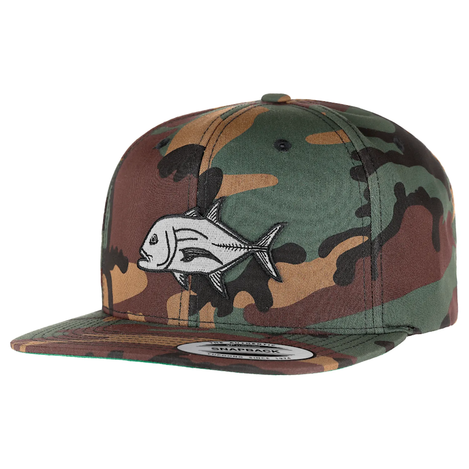 HiFishGear Hats-HFG - Ulua Camo Flat Bill Snapback Hat