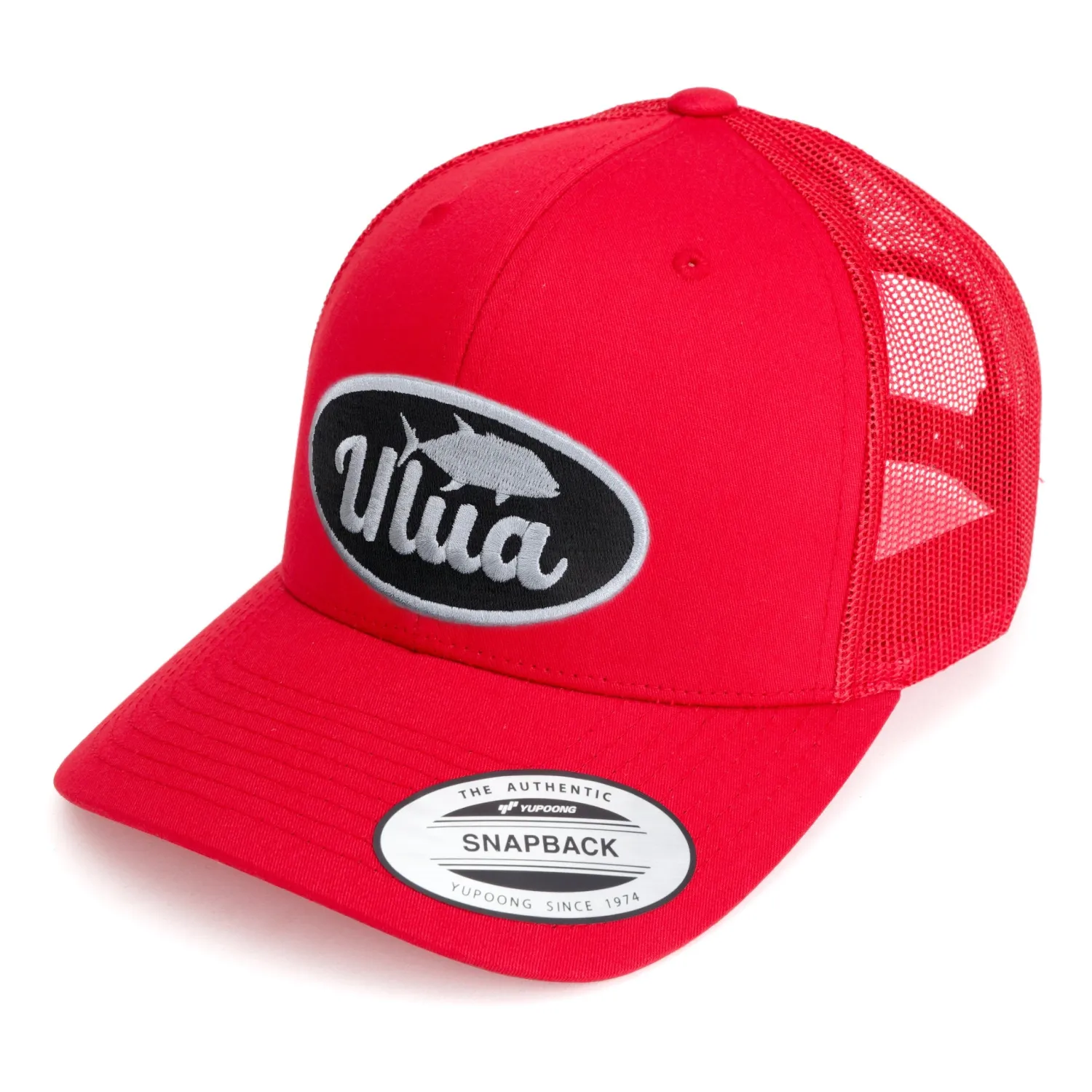 Hifishgear Hats-HFG - Ulua Garage Red Classic Snapback Trucker