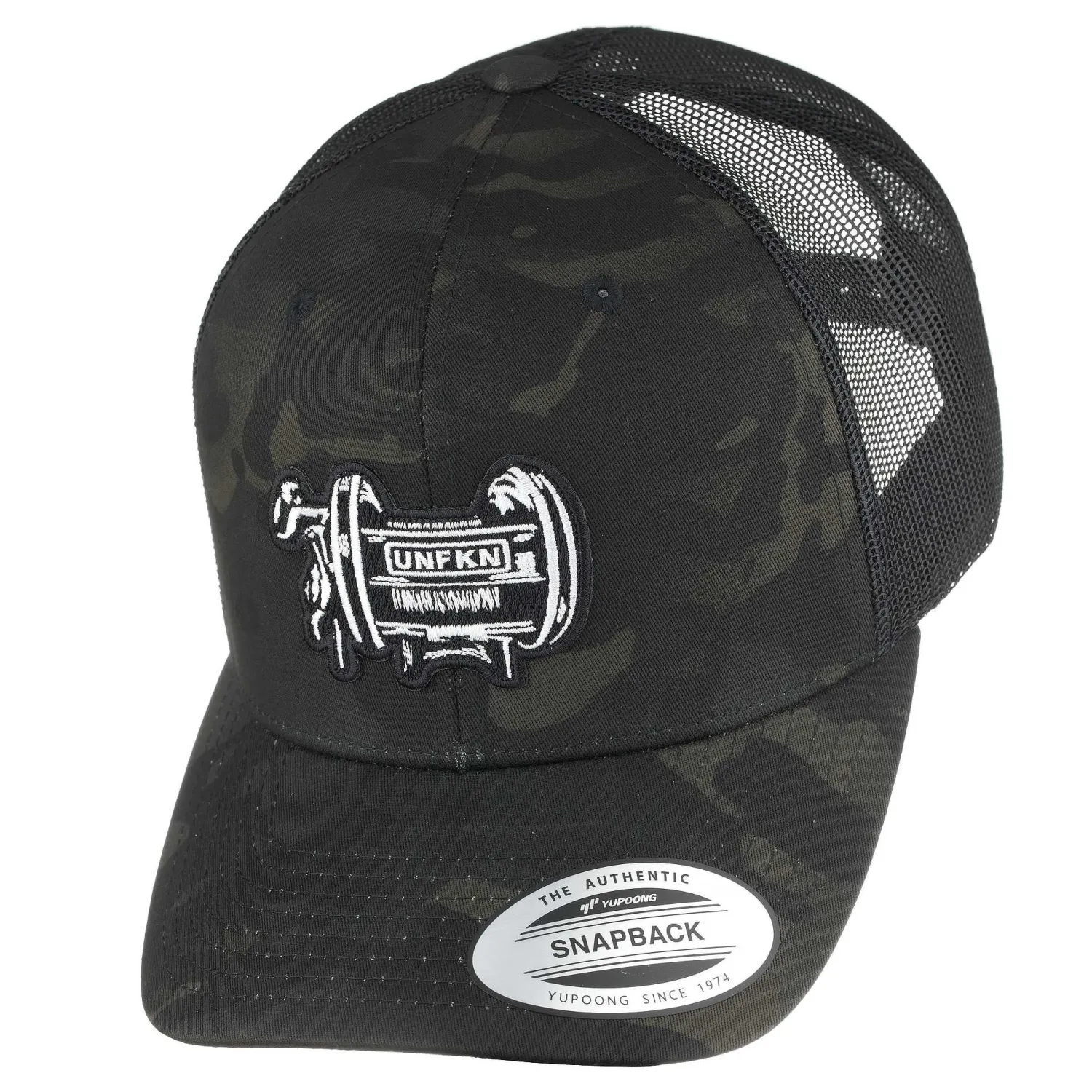 Hifishgear Hats-HFG - UNFKN Reel MultiCam® Black Classic Snapback Trucker Hat