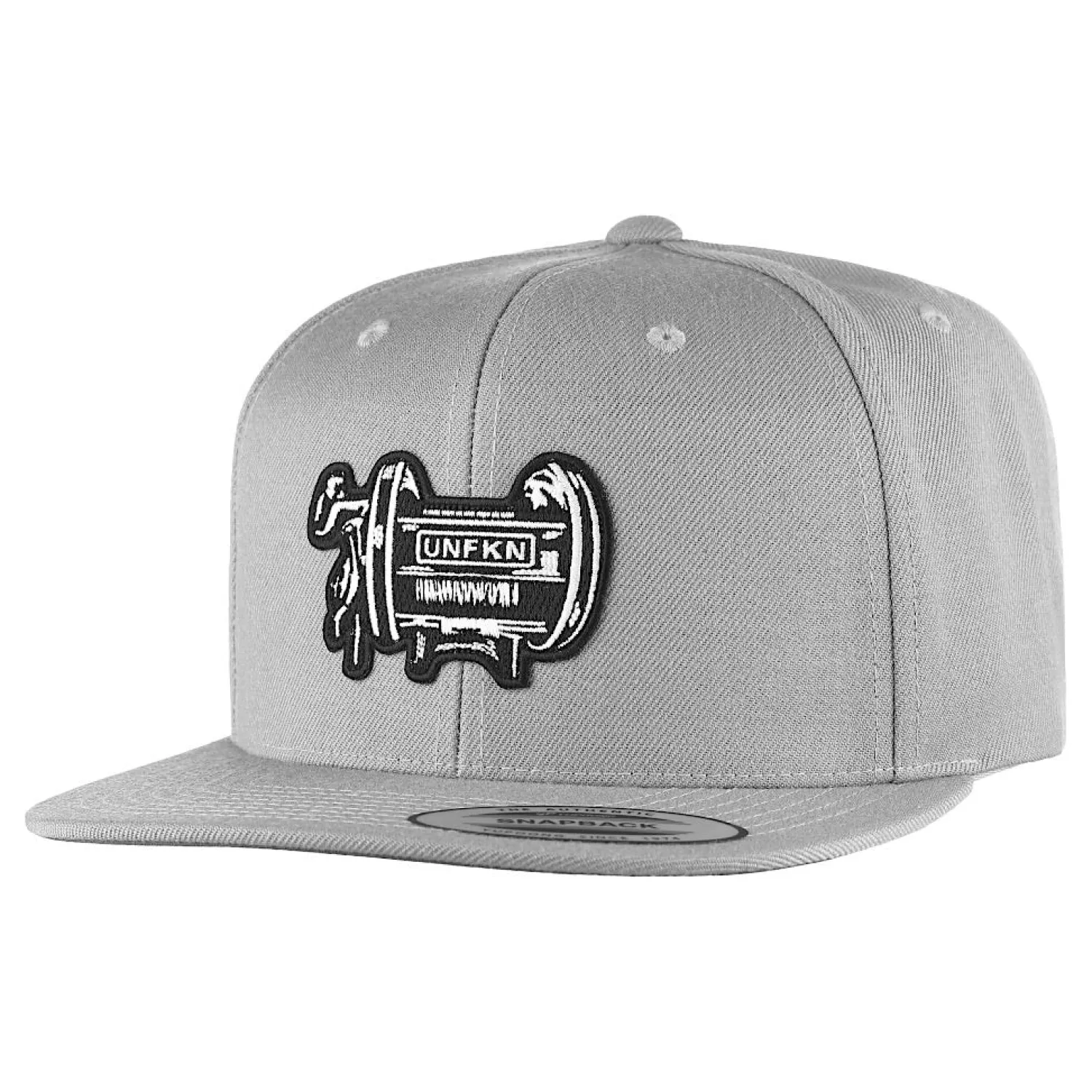 Hifishgear Hats-HFG - UNFKN Reel Silver Flat Bill Snapback Hat