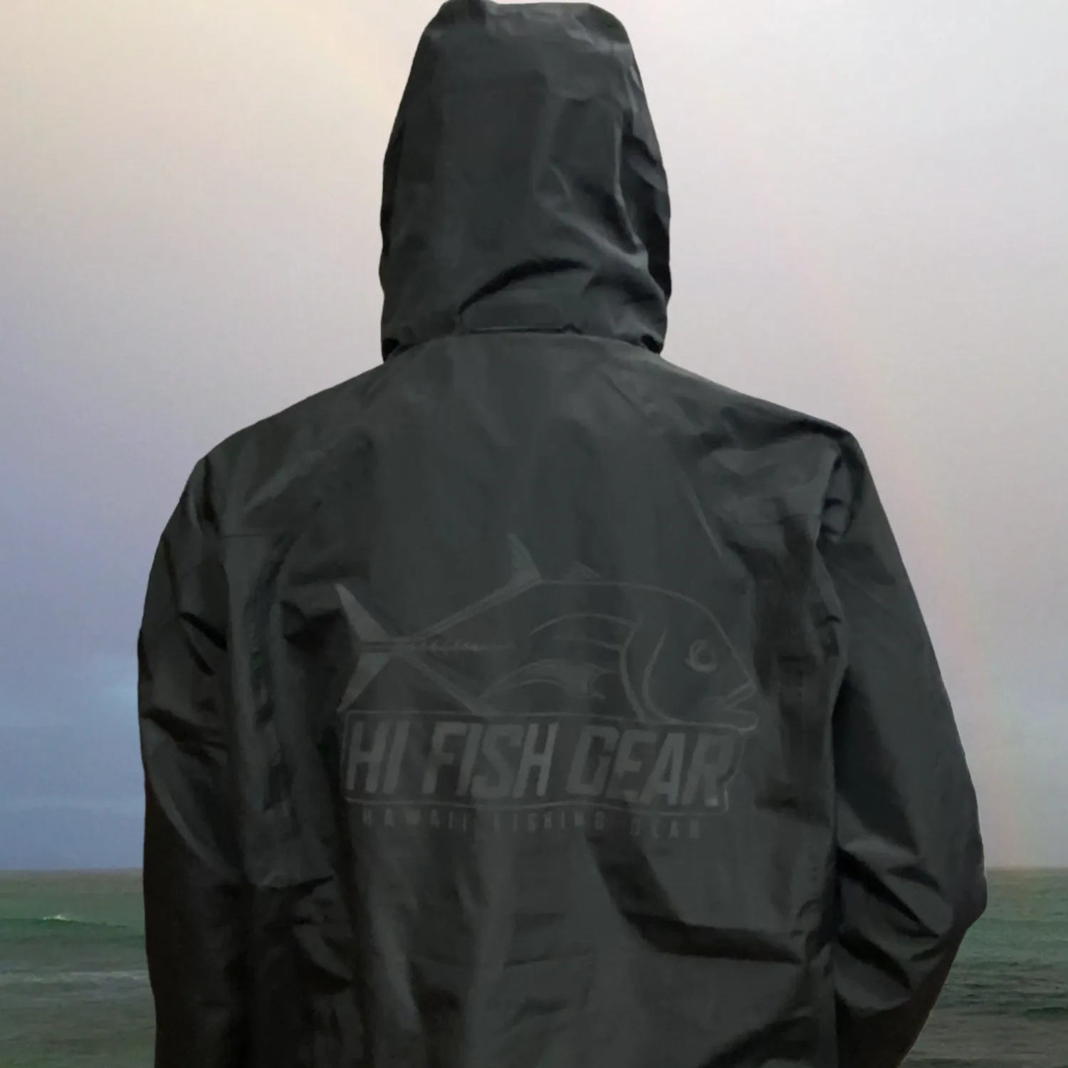 Hifishgear Shirts-HFG - Waterproof Ulua Stealth Jacket With Hood