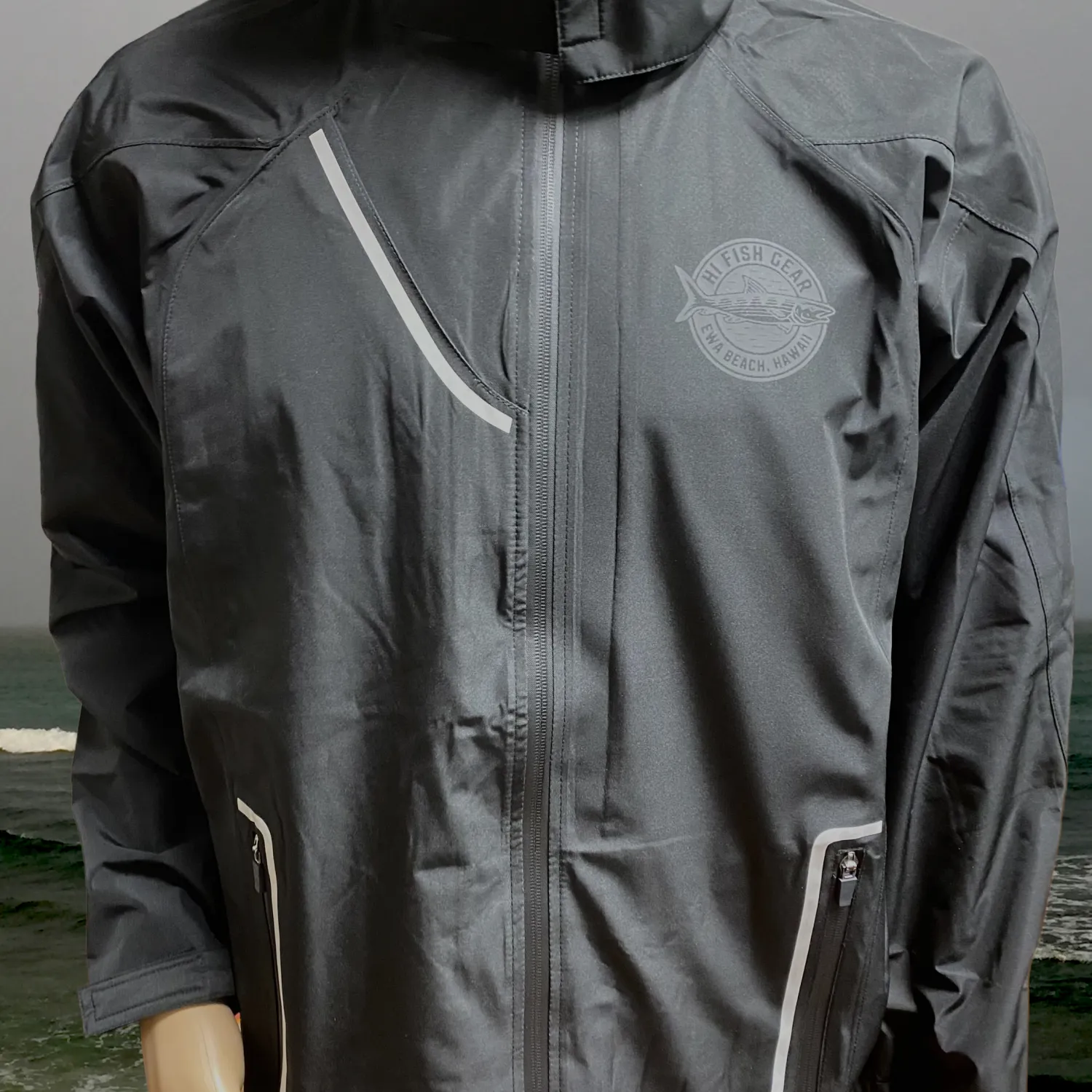 Hifishgear Shirts-HFG - Waterproof Ulua Stealth Jacket With Hood