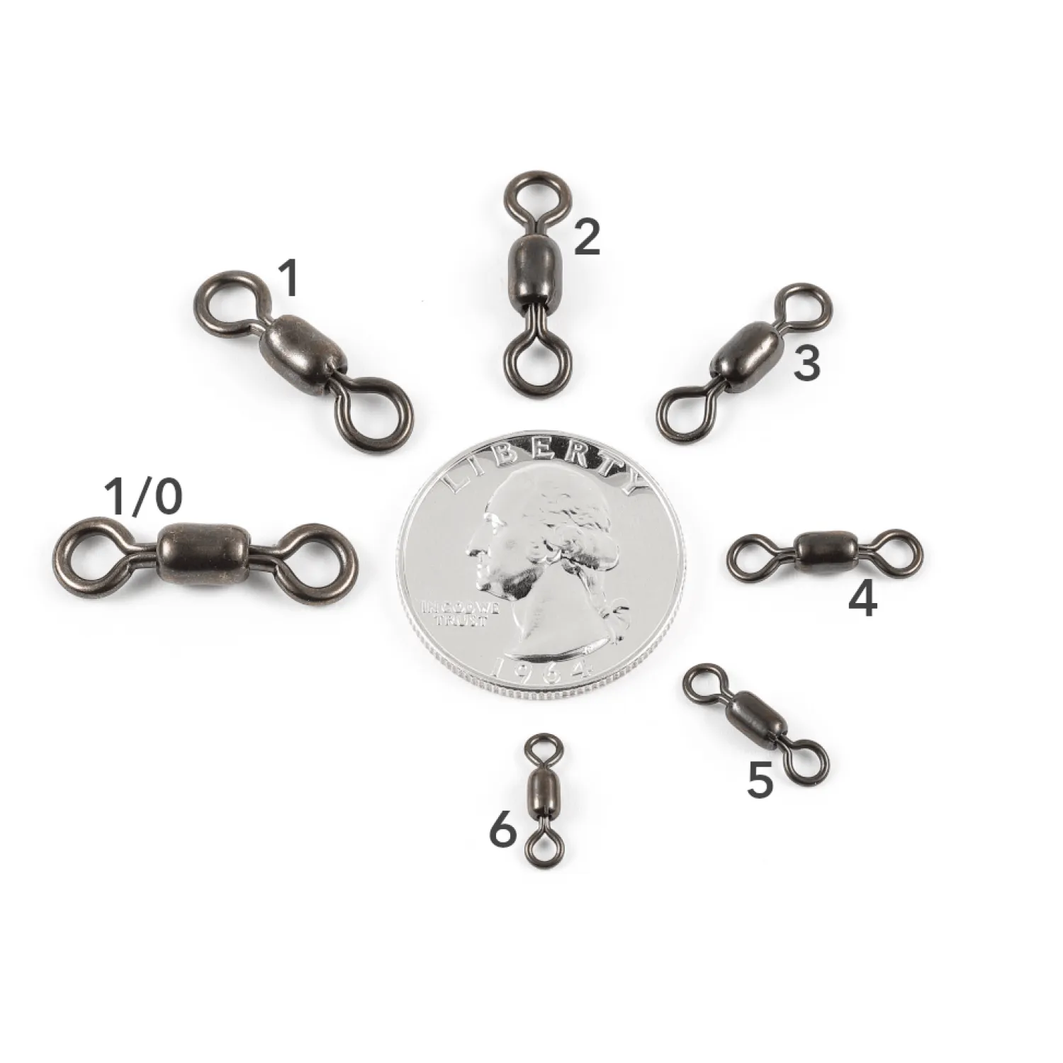 Hifishgear Swivels & Snaps-HFG Heavy-Duty Stainless Steel Crane Swivel