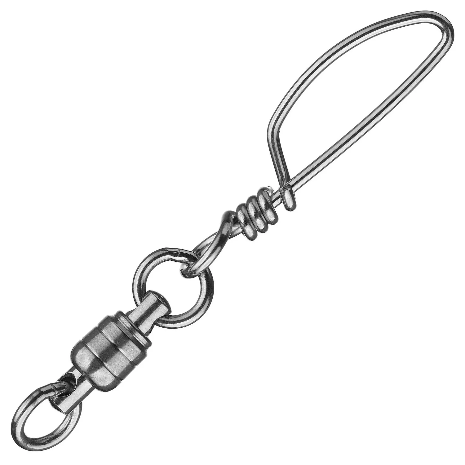 HiFishGear Swivels & Snaps-HFG Stainless Steel Ball Bearing Swivels With Tournament Snap