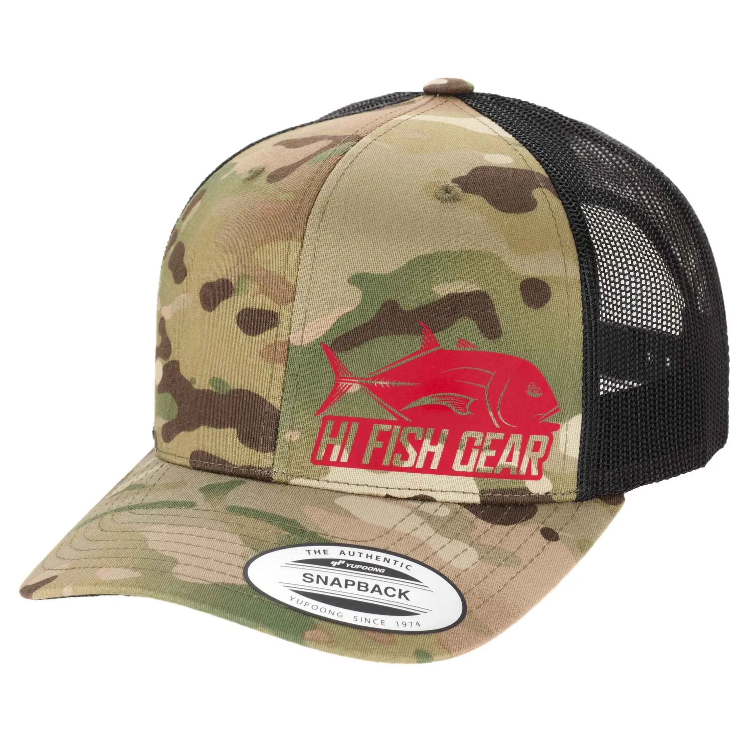 Hifishgear Hats-HFG Ulua Red Reflective MultiCam® Classic Trucker Hat