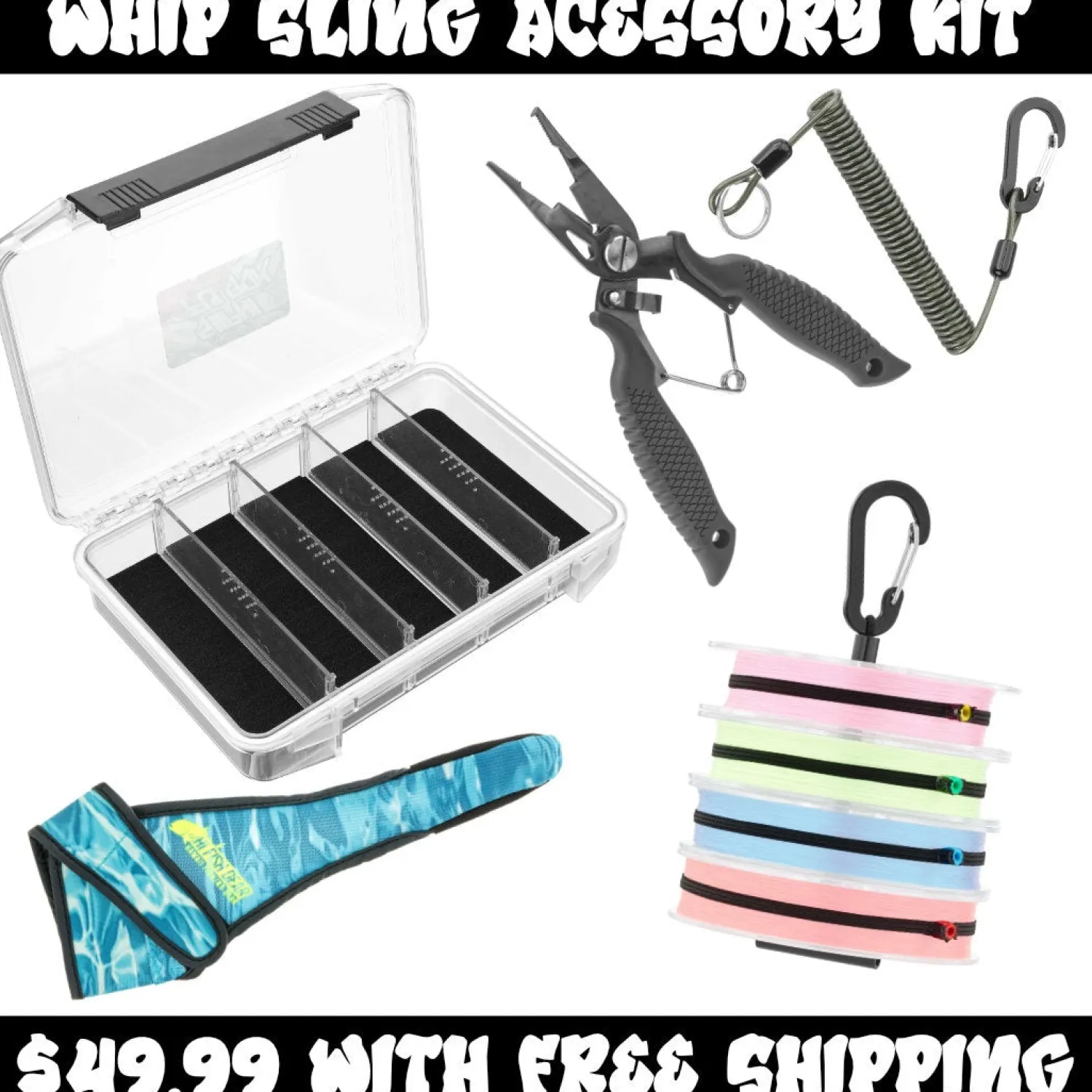 Multi-Brand Combo Tackle & Gear Storage-HFG Whip Sling Accessory Kit