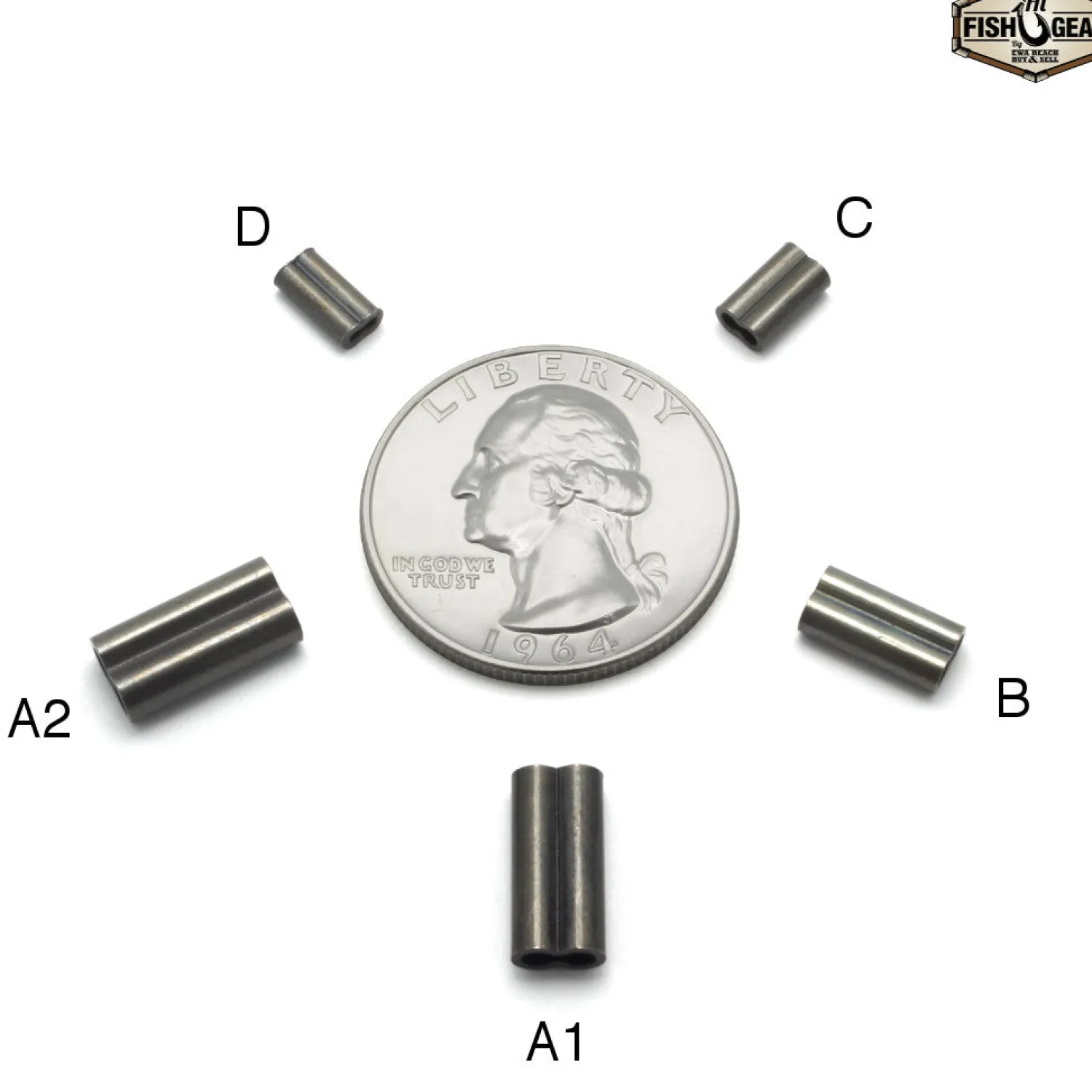 Hi-Seas Crimp Sleeves- Mini Double Barrel Sleeves