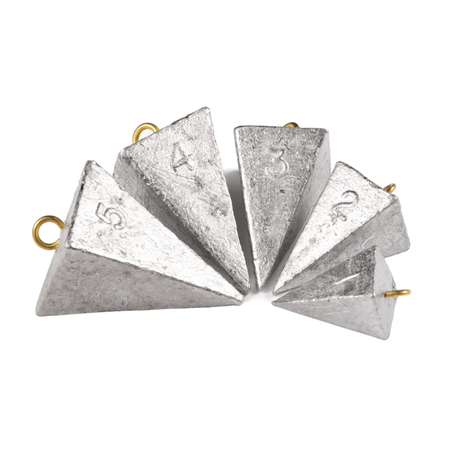 J. Brown Weights & Sinkers-Lead Pyramid Sinker