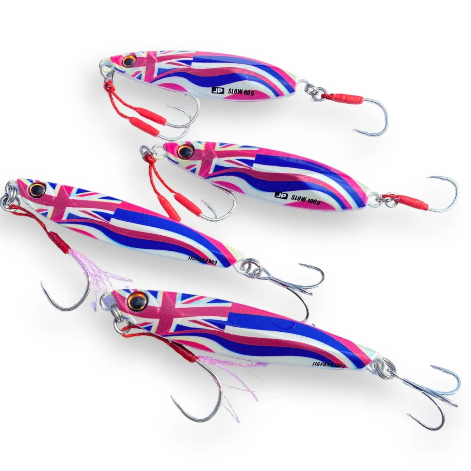 Major Craft Saltwater Jigs-Limited Edition Jigpara Hawaii Jigs (4 Pack Bundle & FREE Shipping)