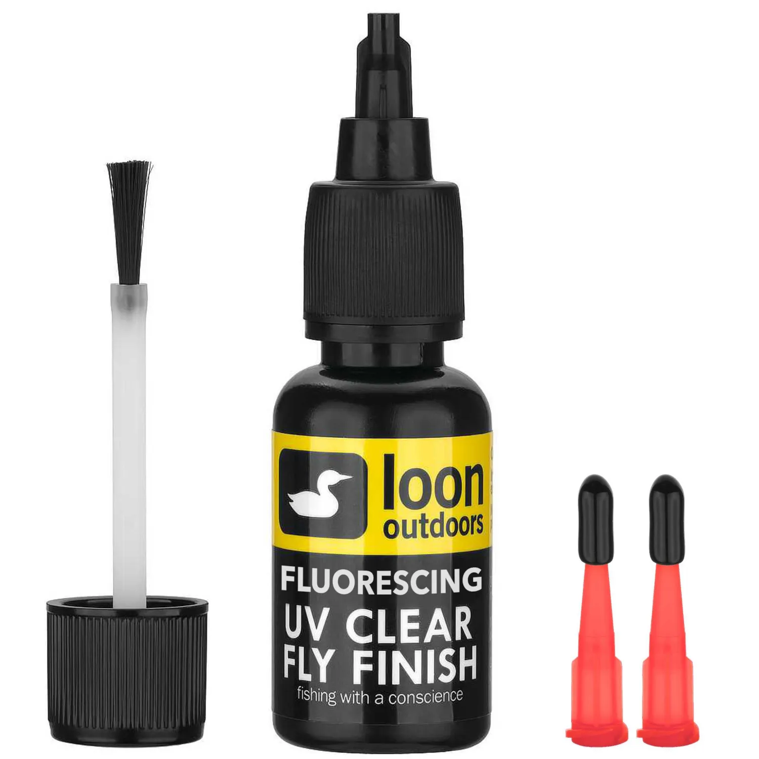 Loon Outdoors Uv Resin & Cure Lights- Fluorescing UV Clear Fly Finish