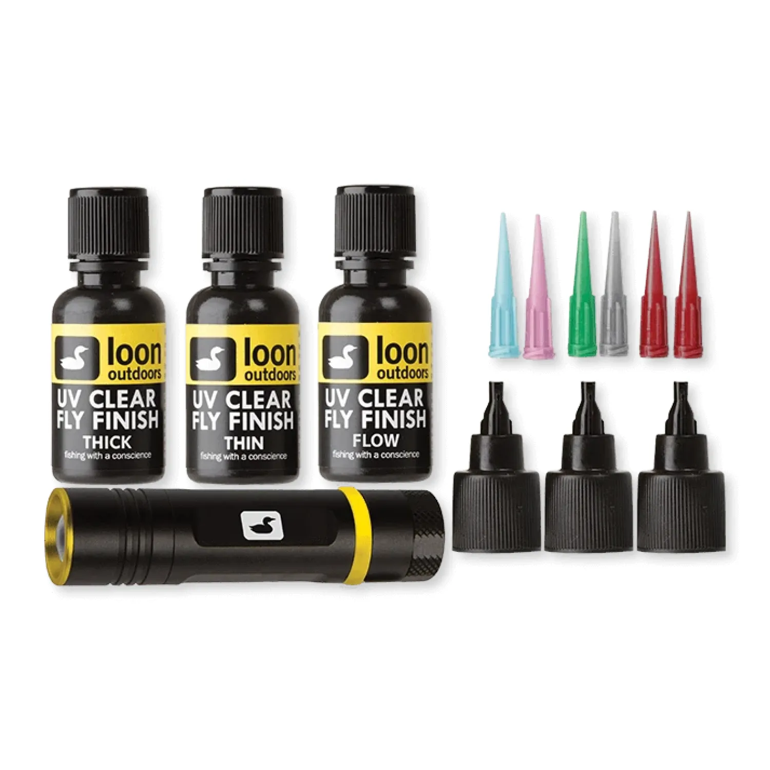 Loon Outdoors Uv Resin & Cure Lights- UV Fly Tying Kit