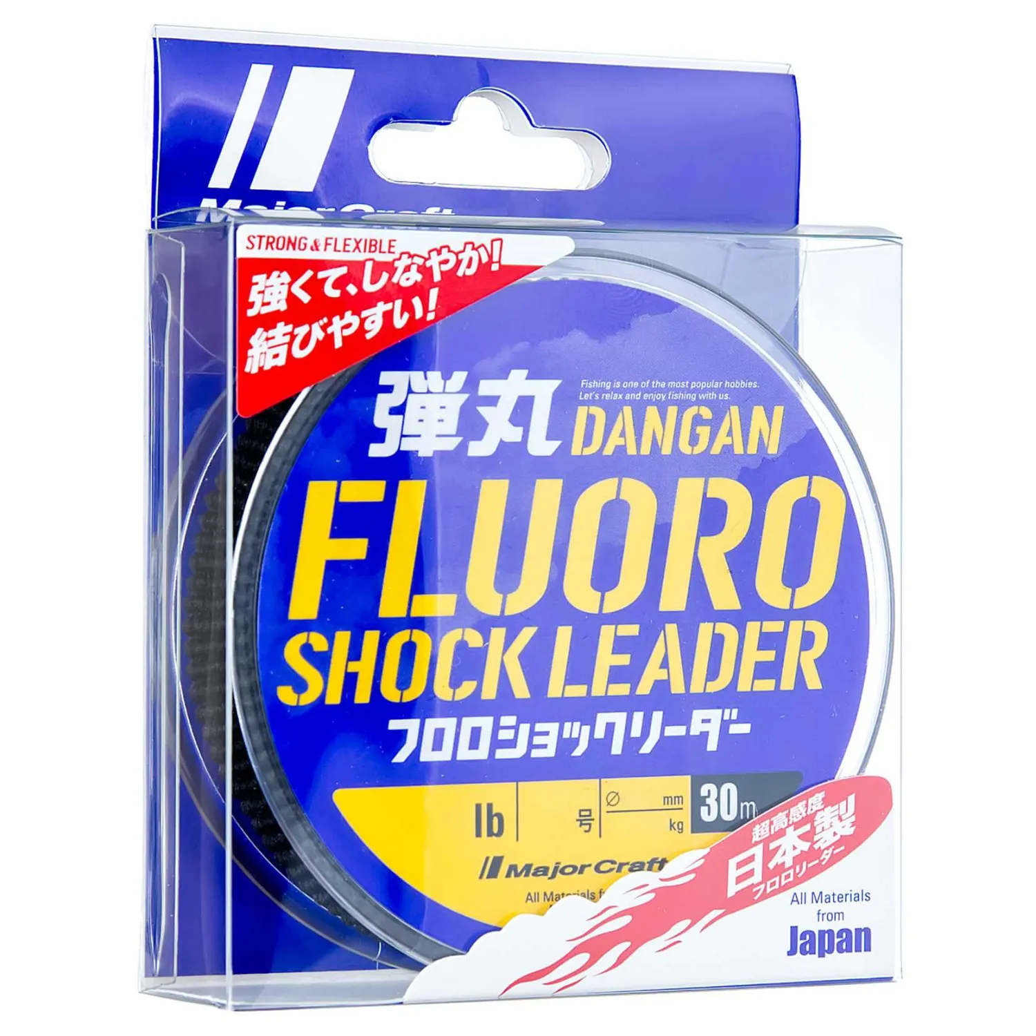 Major Craft Fluorocarbon Leader- Dangan Fluoro Shock Leader