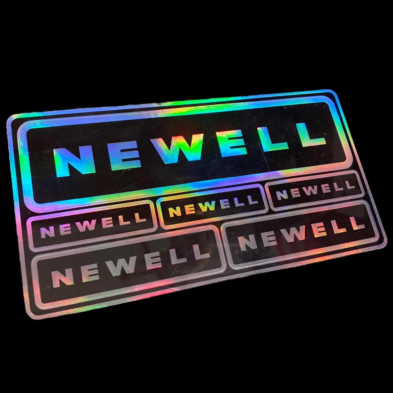 Newell Fishing Hfg Stickers & Patches-Newell® Badge Hologram Sticker Sheet