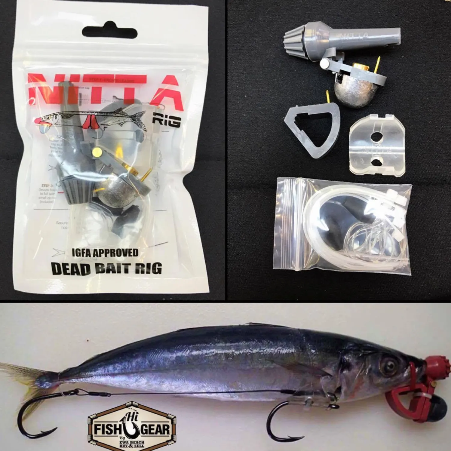 Nitta Fishing Tackle & Bait Rigs-Nitta Dead Bait Rig Kit (Gen 3)