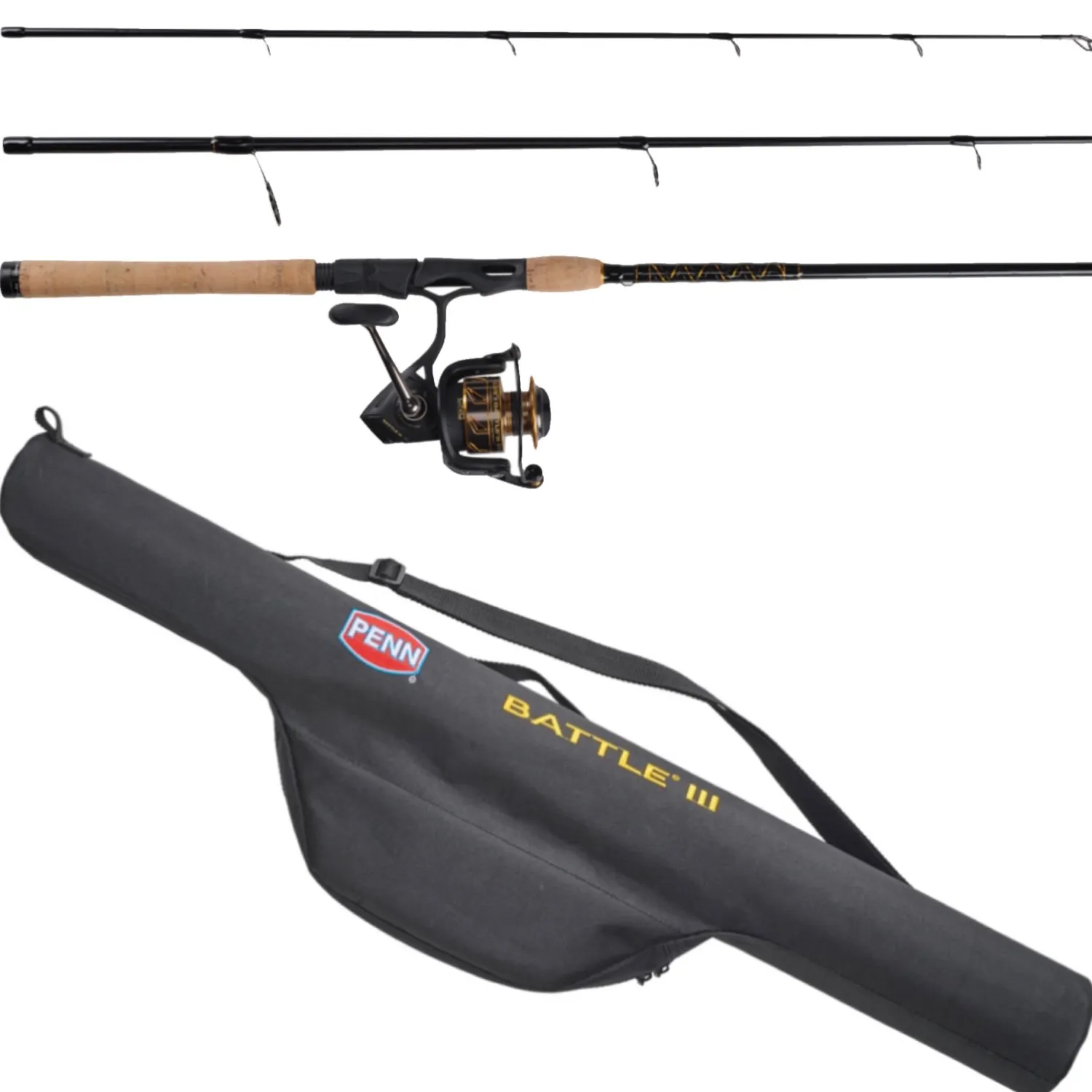 Penn Rod & Reel Combos- Battle® III 7ft Travel Rod & 4000 Reel Combo