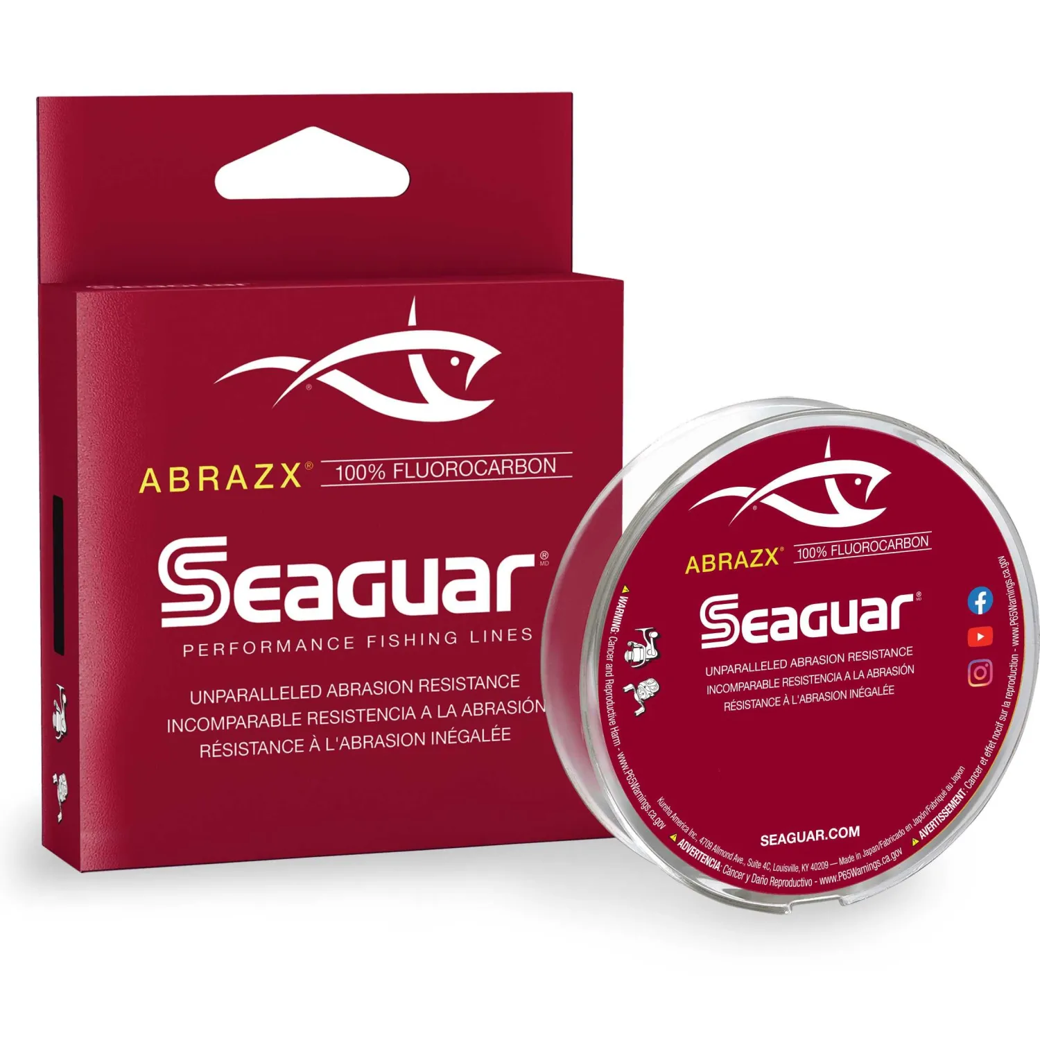 Seaguar Fluorocarbon Line- AbrazX Fluorocarbon Mainline