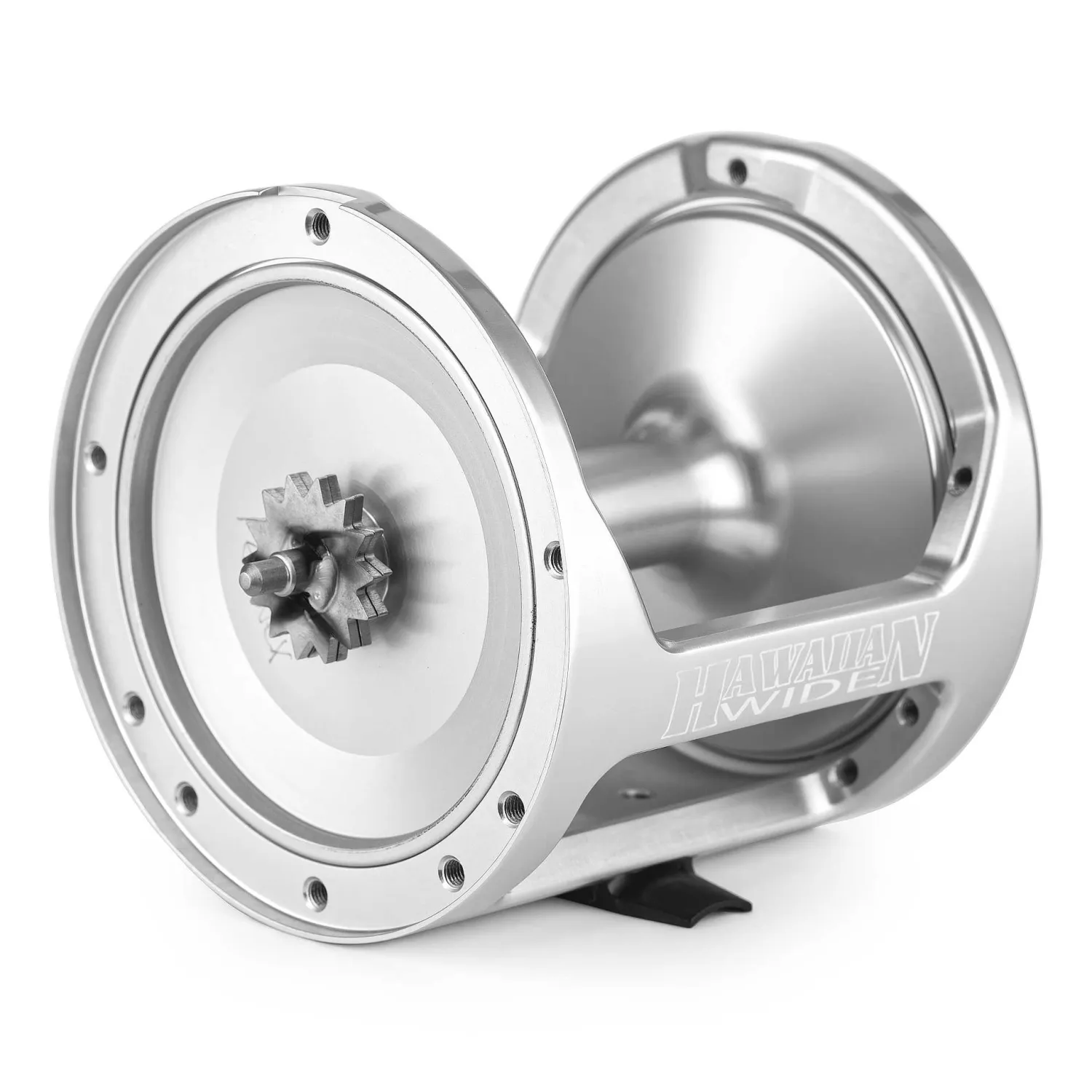 Tiburon Reel Mods | Tiburon Engineering- Penn Senator 6/0 Extra Wide Kit (Hawaiian Wide) Silver