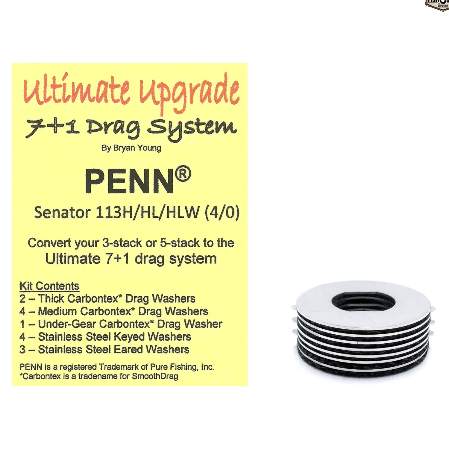 Ultimate Upgrade Reel Mods-: 7+1 For Penn Senator 4/0 113H/HL/HLW